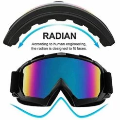 MONLY Lunettes De Sports De Plein Air Protection UV Activités De Plein Air équitation Moto Skis Snowboard Lunettes D'équitation -Promos Protection des yeux : lunettes et masque Magasin 57090632 3