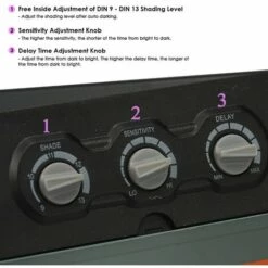 HAPPYSHOPPING Lentille De Casque De Soudage, Lentille De Groupe De Lentilles De Masque De Soudage A Assombrissement Automatique Solaire De Batterie Au Lithium -Promos Protection des yeux : lunettes et masque Magasin 57587172 3