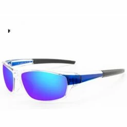 DENUOTOP Lunettes De Protection Homme Sport Lunettes De Soleil Polarisé Protection UV400 Super Léger Cadre