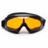 GDRHVFD Orange Lunettes De Ski Imitation Splash Équitation Sports De Plein Air Yeux Lunettes X400 Moto Lunettes Vent Et Sable