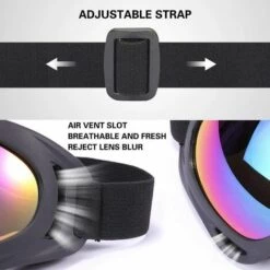 GDRHVFD Orange Lunettes De Ski Imitation Splash Équitation Sports De Plein Air Yeux Lunettes X400 Moto Lunettes Vent Et Sable -Promos Protection des yeux : lunettes et masque Magasin 57818281 3