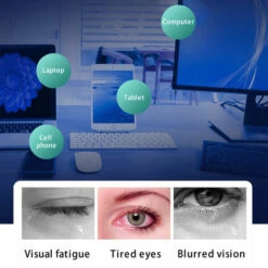 TANCYCO Lunettes De Soleil Anti-lumière Bleue Lunettes De Soleil Photochromiques Lunettes De Jeu Pour Ordinateur Verres Filtrants Anti-UV à Demi-monture Classiques Anti-fatigue Oculaire Pour Hommes Femmes | Trois Couleurs En Option | Boîte De Rangement Test De Sa -Promos Protection des yeux : lunettes et masque Magasin 58208238 5