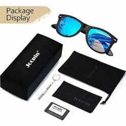 TANABATA Lunettes De Soleil Polarisées Et Carrées Pour Homme Et Femme Et Lunette De Soleil Vintage Rétro Pour Conduite Et Voyage -Promos Protection des yeux : lunettes et masque Magasin 58221203 5