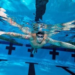 PERLE RARE Lunettes De Natation, Lunettes De Piscine Aucune Fuite Protection UV Antibuée Longueur Réglable Pour Hommes Femmes Adultes -Promos Protection des yeux : lunettes et masque Magasin 58303472 5