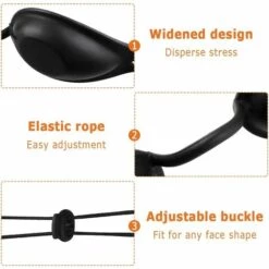 ABCRITAL Lunettes De Protection Uv, 3 Pcs Lunettes Bronzage Conviennent Pour La Beauté Laser Ipl Uv Traitement De La Lumière Led, Lunettes De Protections Noir Convient À La Clinique De Beauté Ou À La Maison -Promos Protection des yeux : lunettes et masque Magasin 58345093 5