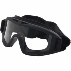 Thsinde Lunettes De Protection Avec Protection Anti-buée Transparents Cadre Noir