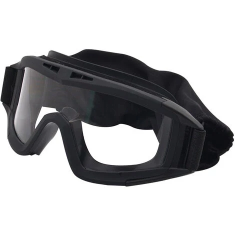 Thsinde Lunettes De Protection Avec Protection Anti-buée Transparents Cadre Noir 1 Thsinde Lunettes De Protection Avec Protection Anti-buée Transparents Cadre Noir
