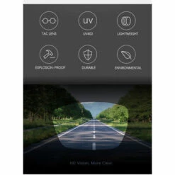 DENUOTOP Lunettes De Protection 2022 Lunettes De Soleil Sport Polarisées Haute Protection Hommes Femmes Conduite Course Pêche Cyclisme UV400 Protection Lunette De Soleil C3 -Promos Protection des yeux : lunettes et masque Magasin 58878724 3