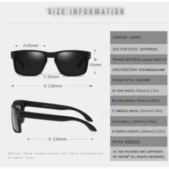 DENUOTOP Lunettes De Protection 2022 Lunettes De Soleil Sport Polarisées Haute Protection Hommes Femmes Conduite Course Pêche Cyclisme UV400 Protection Lunette De Soleil C6 -Promos Protection des yeux : lunettes et masque Magasin 58878746 4