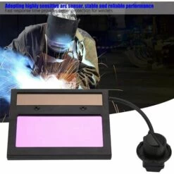 AIDUCHO Lentille De Soudage, Lentille De Remplacement De Casque De Soudage, TX500C 110 * 90mm Panneau Solaire Casque De Soudage Lentille Masque De Soudage Lentille Assombrissante Automatique -Promos Protection des yeux : lunettes et masque Magasin 59790458 4