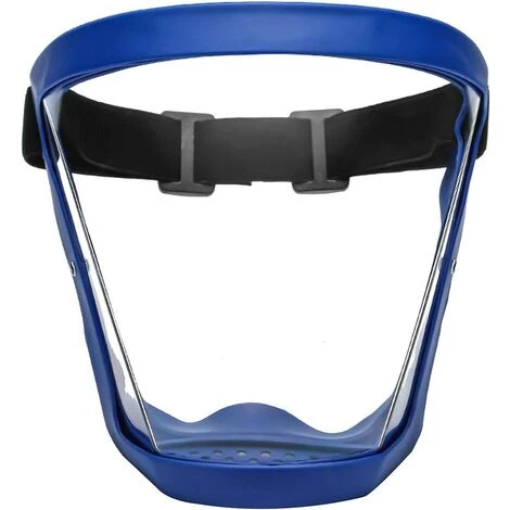 AOUGO Masque Intégral 1 Pièce Avec Cadre, Anti-buée, Anti-poussière, Masque Intégral Ultra-clair, Anti-gouttelettes Hygiénique, Lunettes - Bleu 5 AOUGO Masque Intégral 1 Pièce Avec Cadre, Anti-buée, Anti-poussière, Masque Intégral Ultra-clair, Anti-gouttelettes Hygiénique, Lunettes - Bleu – Image 5