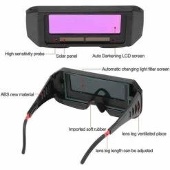 AOUGO Lunettes De Soudage, Lunettes De Soleil De Soudage Noires à Assombrissement Automatique, Lunettes De Soudage Qui Protègent Vos Yeux Des étincelles (#1) -Promos Protection des yeux : lunettes et masque Magasin 59992089 3