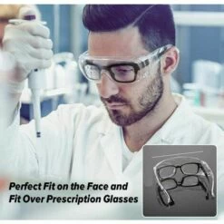 STARLIGHT Lunettes De Protection, Sécurité De Lunettes Protection UV Anti-buée Pour Lagriculture Lindustrie Et Le Laboratoire,STAR.L -Promos Protection des yeux : lunettes et masque Magasin 60066083 3