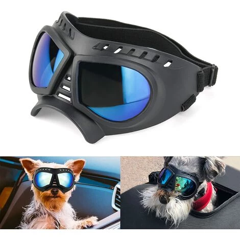 ROSIER Lunettes De Soleil Pour Chien Lunettes Facile à Porter Lunettes De Protection Pour Chiens Lunettes De Moto Pour Chiens De Petite/moyenne Taille——VEBTles 1 ROSIER Lunettes De Soleil Pour Chien Lunettes Facile à Porter Lunettes De Protection Pour Chiens Lunettes De Moto Pour Chiens De Petite/moyenne Taille——VEBTles