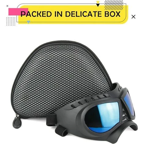 ROSIER Lunettes De Soleil Pour Chien Lunettes Facile à Porter Lunettes De Protection Pour Chiens Lunettes De Moto Pour Chiens De Petite/moyenne Taille——VEBTles 3 ROSIER Lunettes De Soleil Pour Chien Lunettes Facile à Porter Lunettes De Protection Pour Chiens Lunettes De Moto Pour Chiens De Petite/moyenne Taille——VEBTles – Image 3