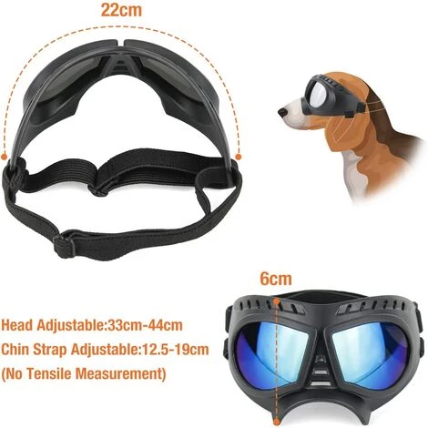 ROSIER Lunettes De Soleil Pour Chien Lunettes Facile à Porter Lunettes De Protection Pour Chiens Lunettes De Moto Pour Chiens De Petite/moyenne Taille——VEBTles 4 ROSIER Lunettes De Soleil Pour Chien Lunettes Facile à Porter Lunettes De Protection Pour Chiens Lunettes De Moto Pour Chiens De Petite/moyenne Taille——VEBTles – Image 4
