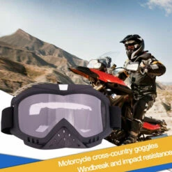 LITZEE Lunettes De Rembourrage De Moto Anti-UV Anti-poussière Coupe-vent Lunettes D'équitation Lunettes Réglables Pour Les Sports De Plein Air Actifs - 1 Matériel De Sport -Promos Protection des yeux : lunettes et masque Magasin 60167023 5