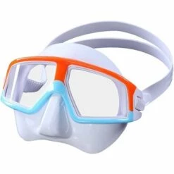 AOUGO Swimming Goggles Ensemble De Snorkeling Avec Tuba, Alliage D'aluminium, Verre Anti-buée, Drainage Professionnel, 120 Degrés, Anti-buée Anti-Fuite Pour La Plongée, Le Snorkeling Et La Natation