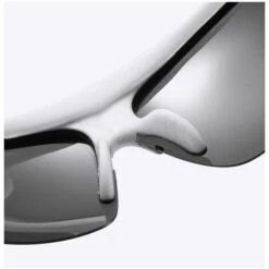 ELLE Lunette De Sport Polarisées Homme Cyclisme Lunette VTT Protection Lunette De Soleil Noir Pour Vélo Pêche Course Conduite Avec(monture Blanche, Verres Noirs Et Gris) -Promos Protection des yeux : lunettes et masque Magasin 60361915 5