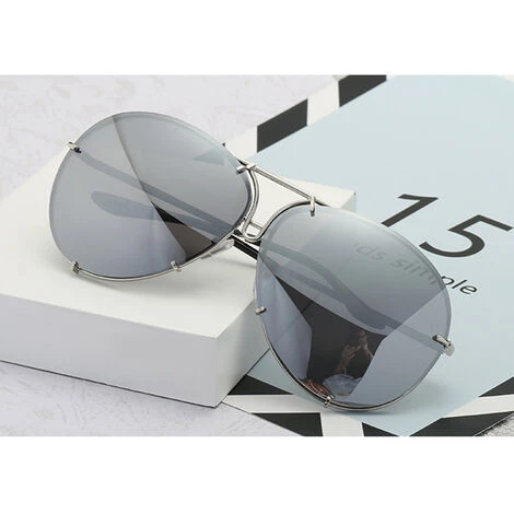 SUPERSELLER Lunettes De Soleil à La Mode Vintage, Monture En Métal, Lunettes De Soleil Rétro, Lunettes De Protection UV400 Pour Hommes Et Femmes - Style 3 1 SUPERSELLER Lunettes De Soleil à La Mode Vintage, Monture En Métal, Lunettes De Soleil Rétro, Lunettes De Protection UV400 Pour Hommes Et Femmes - Style 3