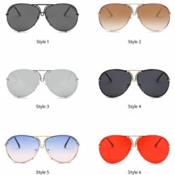 SUPERSELLER Lunettes De Soleil à La Mode Vintage, Monture En Métal, Lunettes De Soleil Rétro, Lunettes De Protection UV400 Pour Hommes Et Femmes - Style 3 8 SUPERSELLER Lunettes De Soleil à La Mode Vintage, Monture En Métal, Lunettes De Soleil Rétro, Lunettes De Protection UV400 Pour Hommes Et Femmes - Style 3 -Promos Protection des yeux : lunettes et masque Magasin 61127886 4