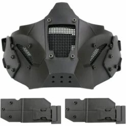 BENOBBY KIDS Masque Airsoft En Maille D'acier Pour CS/Chasse/Paintball/Tir -Promos Protection des yeux : lunettes et masque Magasin 61211506 3