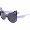 BAICCCF Lunettes De Soleil Yeux De Chat Pour Enfants De Style Vintage à La Mode, Jolie Monture En Carton Pour Enfants Et Adolescents