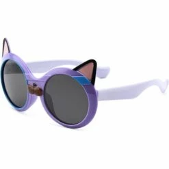 BAICCCF Lunettes De Soleil Yeux De Chat Pour Enfants De Style Vintage à La Mode, Jolie Monture En Carton Pour Enfants Et Adolescents