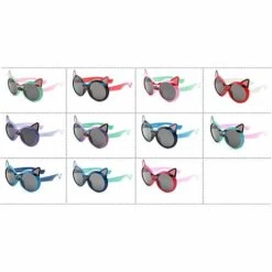 BAICCCF Lunettes De Soleil Yeux De Chat Pour Enfants De Style Vintage à La Mode, Jolie Monture En Carton Pour Enfants Et Adolescents -Promos Protection des yeux : lunettes et masque Magasin 61236734 5