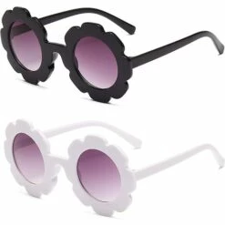 BAICCCF Lunettes De Soleil Pour Enfants Lunettes De Soleil Pour Enfants UV400 Lunettes De Soleil Pour Enfants Filles Garçons Classiques 3 à 12 Ans