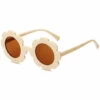 TANCYCO Lunettes De Soleil Pour Enfants Lunettes De Soleil De Plage Lunettes De Soleil Mignonnes Pour Tout-petits Pour Enfants Fille Garçon Fête Cadeaux D'anniversaire Blanc