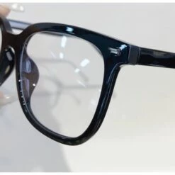 HANBING Anti-lumière Bleue Miroir Plat Lunettes Noires Cadre Couleur Unie Correspondant Degré Myopie Hommes Et Femmes Anti-lumière Bleue Cadre Oeil Plat Lumière -Promos Protection des yeux : lunettes et masque Magasin 61254047 3