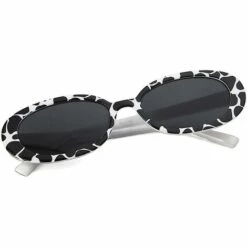 DONTODENT Lunettes De Soleil Yeux De Chat Maigres Rondes Ovales Extra étroites Vintage Rétro