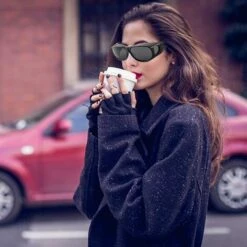 DONTODENT Lunettes De Conduite Jour/nuit Lunettes De Soleil Enveloppantes Compatibles Avec Les Hommes, Les Femmes - Anti-éblouissement -Promos Protection des yeux : lunettes et masque Magasin 61297130 4