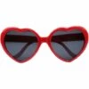 DONTODENT Lunettes De Soleil Rétro En Forme De Coeur Super Grandes Pour Femmes