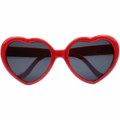DONTODENT Lunettes De Soleil Rétro En Forme De Coeur Super Grandes Pour Femmes