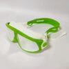 DECKON Lunettes De Natation Pour Enfants - Taille Réglable - Lunettes De Natation Pour Fille - Grand Angle De Vision De 180 ° - Anti-buée - Protection UV (vert Et Blanc)