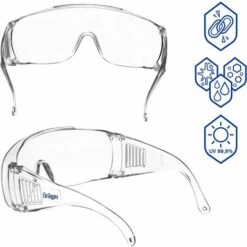 EAUDACè X-pect 8110 Surlunettes De Protection | 1 Paire De Lunettes De Sécurité Anti-buée | Pour L'agriculture, L'industrie Et Le Laboratoire -Promos Protection des yeux : lunettes et masque Magasin 61309487 2