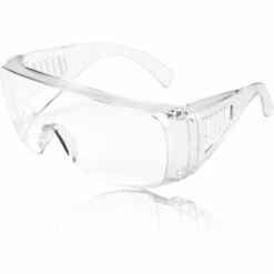 DECKON 5 PièCes Lunettes SéCurité Contre Gouttelettes Protection Yeux Lunettes Anti-PoussièRe Lunettes SéCurité Transparentes Anti-BuéE Pour Un Usage Quotidien, Bricolage, Laboratoire, Soudage, Meulage