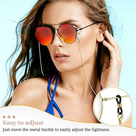 DONTODENT Extrémités De Chaîne De Lunettes, Chaîne De Lunettes, Support De Boucle, Silicone, Connecteur De Lunettes 3 DONTODENT Extrémités De Chaîne De Lunettes, Chaîne De Lunettes, Support De Boucle, Silicone, Connecteur De Lunettes – Image 3