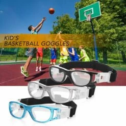 DECKON Lunettes De Basket-ball Pour Enfants Lunettes De Protection Football Football Lunettes Protecteur Des Yeux Lunettes De Securite Sportives, Modele: Gris - Modele:Gris -Promos Protection des yeux : lunettes et masque Magasin 63702244 3