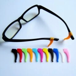 PERLE RARE Lot De 12 Sangles Et Crochets Pour Lunettes En Silicone Antidérapant Pour Enfants Et Adultes, Porte-lunettes Supports Soleil Confortables - 15 * 36mm -Promos Protection des yeux : lunettes et masque Magasin 63733674 3