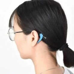 PERLE RARE Lot De 12 Sangles Et Crochets Pour Lunettes En Silicone Antidérapant Pour Enfants Et Adultes, Porte-lunettes Supports Soleil Confortables - 15 * 36mm -Promos Protection des yeux : lunettes et masque Magasin 63733674 5