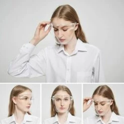 Bouchon Anti-poussière Dontodent 2 Avec Visière Transparente Protège-dents Couvre-visage 8 Bouchon Anti-poussière Dontodent 2 Avec Visière Transparente Protège-dents Couvre-visage -Promos Protection des yeux : lunettes et masque Magasin 63739934 4