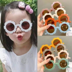 LIFCAUSAL Lunettes De Soleil Pour Enfants Lunettes De Soleil De Plage Lunettes De Soleil Mignonnes Pour Tout-petits Pour Enfants Fille Garçon Fête Cadeaux D'anniversaire Gris -Promos Protection des yeux : lunettes et masque Magasin 63746111 2