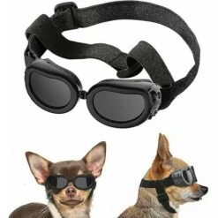 SINCèREETALI Lunettes De Soleil Pour Chiens Lunettes De Sécurité UV, Lunettes Coupe-vent Et Anti-buée Pour Chiens