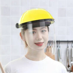 Bouclier Facial De Masque De Soudure De Casque En Plastique De Thsinde --- écran Vert Foncé -Promos Protection des yeux : lunettes et masque Magasin 64085440 3