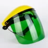 Thsinde BOUCLIER VISAGE TRANSPARENT TRANSPARENT Casque En Plastique Masque De Soudage écran Facial --- écran Vert