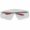 Thsinde Lunettes De Sécurité -300100 Gris Cadre Rouge Lentille Transparente Anti-Rayures Anti-buée