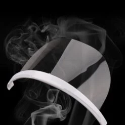 ARC-EN-CIéL 10pcs Visière De Protection Réutilisable En Blanc - Couvre Bouche Et Nez Facial - Protection Visage Anti-Salive Anti-Eclaboussure Facial Protection Pour Homme Femme, Arcenciél -Promos Protection des yeux : lunettes et masque Magasin 64127710 5